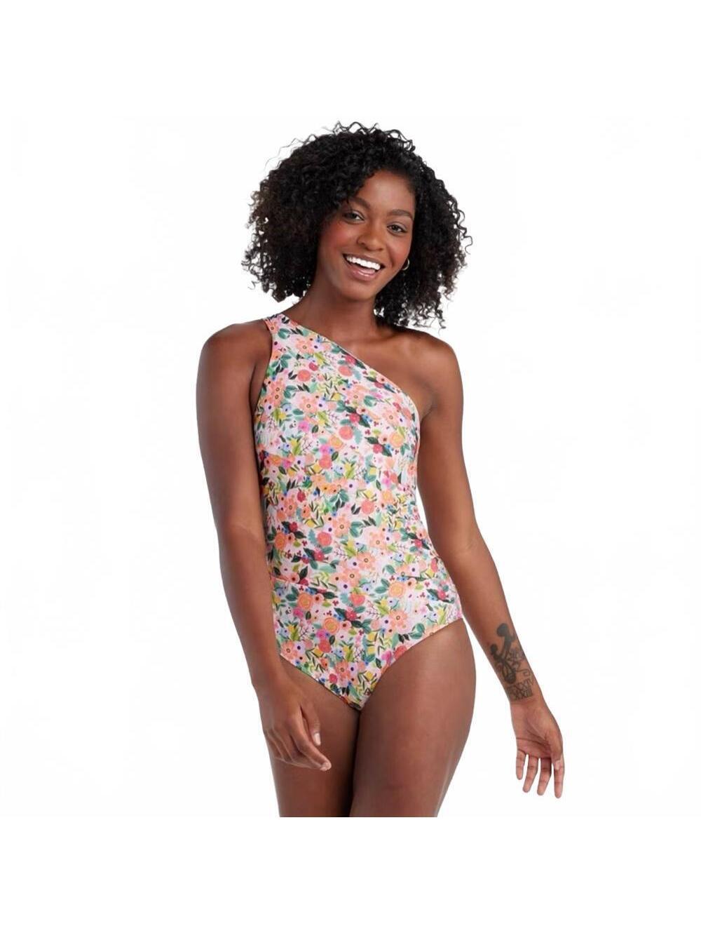 Summersalt x Rifle Paper Co. Sidestroke One Piece Swimsuit Garden Party Size 6